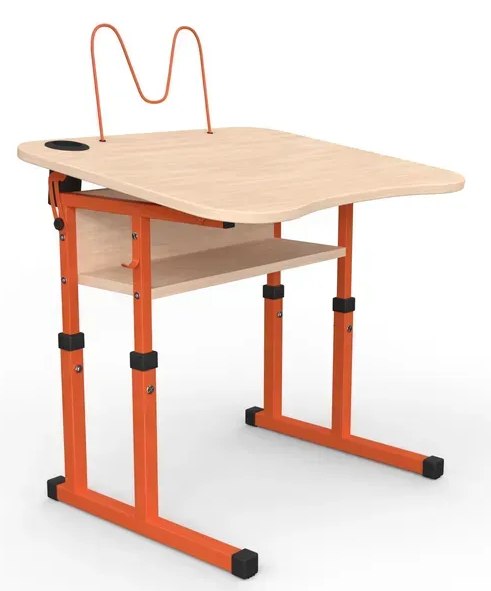 Стіл учнівський рег.нахил №4-7/600х500 МФ Вересень